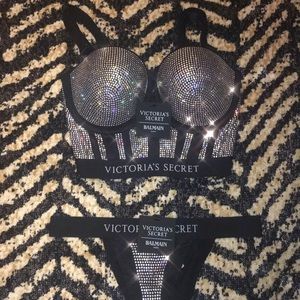Balmain X Victoria Secret Bling Bra